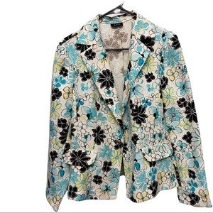 Women blazer with floral design size Large